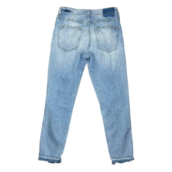 AMO Babe High Rise Straight Leg Crop Jeans Sweet Cheeks Size 27 - Picture 6 of 10